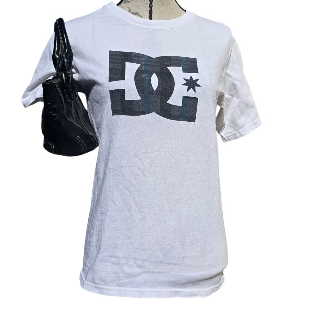 Y2k DC White T-Shirt Size S Women's